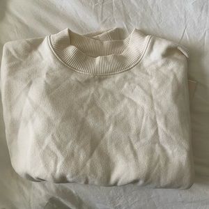 Target A New Day Sandwash Sweatshirt in Cream L